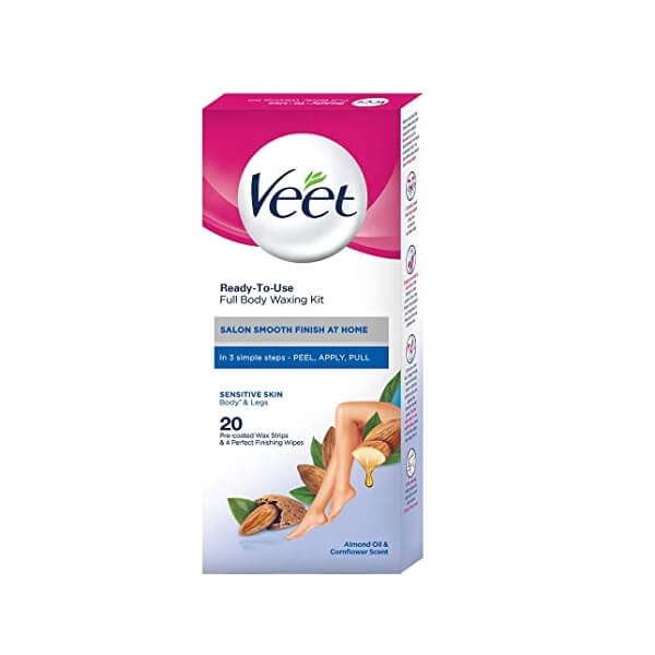 Buy Veet Full Body Waxing Kit Sensitive Skin Online at Best Price